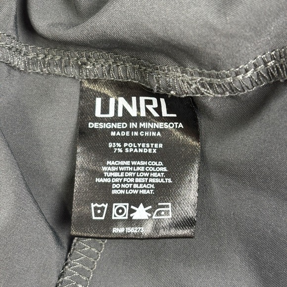 UNRL Stride Shorts Men's L Gray Performance Athletic Drawstring Stretch - Picture 4 of 13